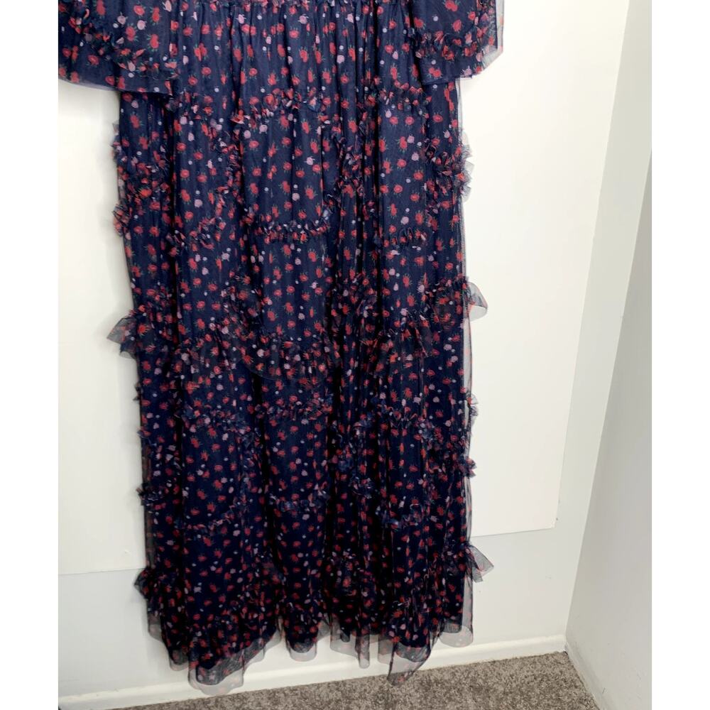 Jessakae Everafter Ever After Dress Navy Floral  Womens XXL 2XL Blue - Picture 13 of 16